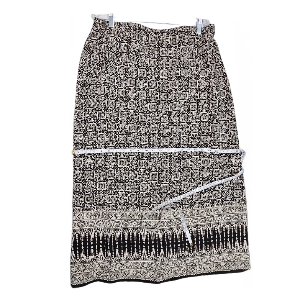 Liz Claiborne 100% Silk Matching Set Beaded Tank and Top Maxi Faux Wrap Skirt - Picture 12 of 16